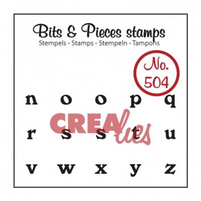 Crealies Clearstamp - Alphabet klein Teil 2